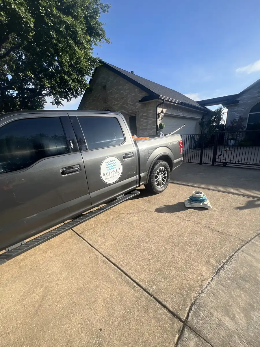 Skipper F-150 parked at a customer stop