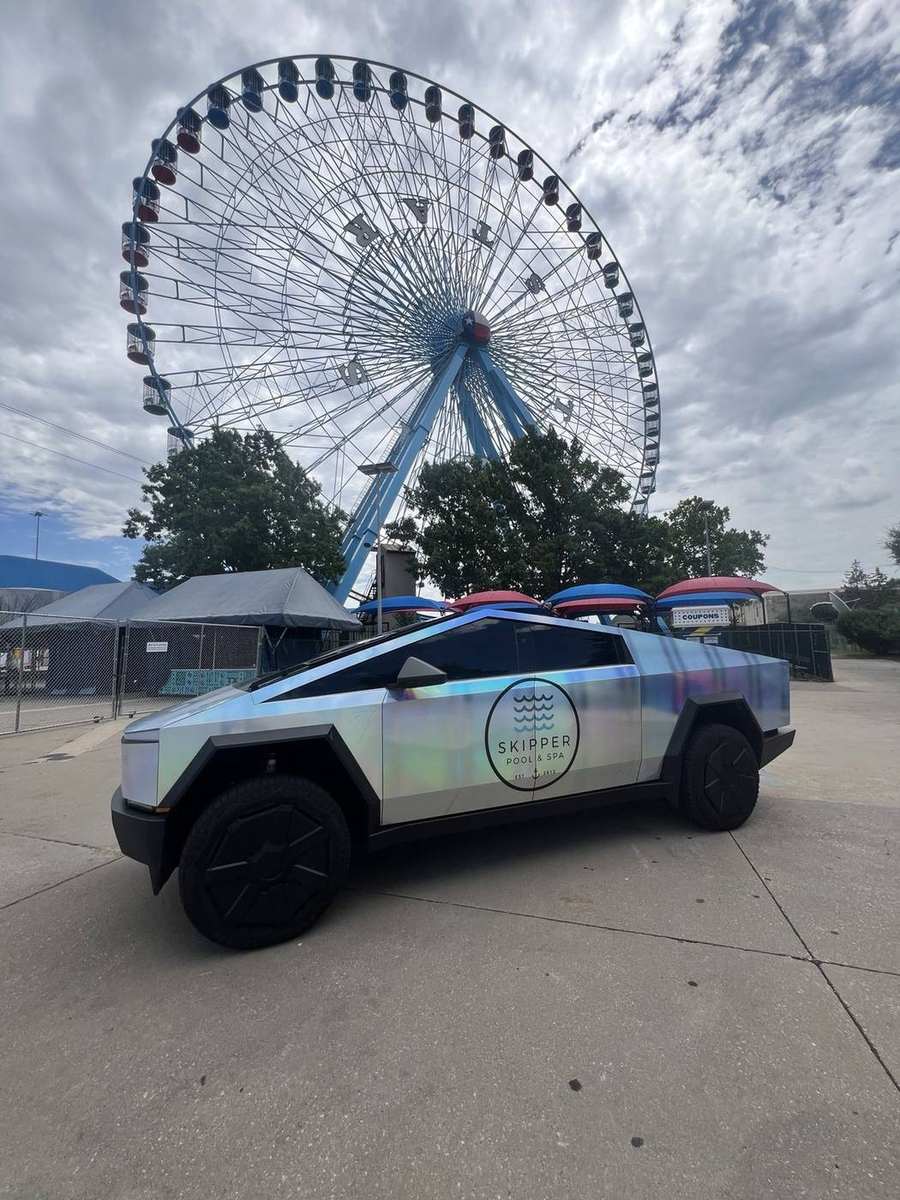 Skipper Pool & Spa Cybertruck at the Texas Star